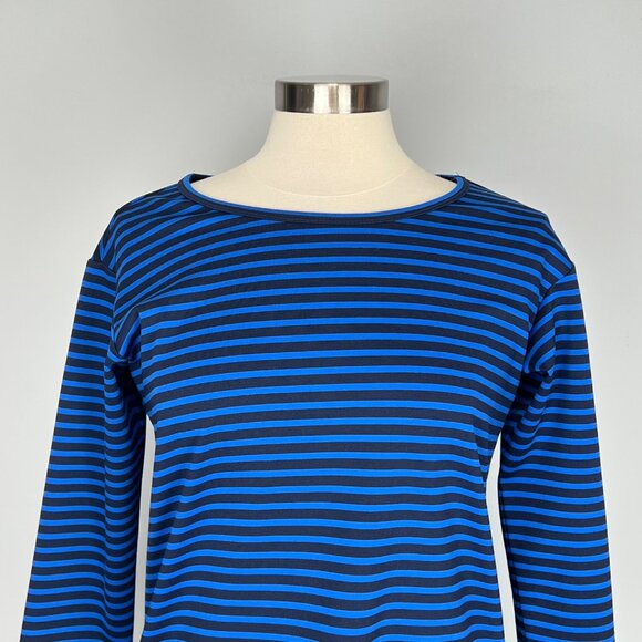 Draper James Womens Stripe Tulip Long Sleeve Mini Dress Blue size Small - Picture 5 of 11